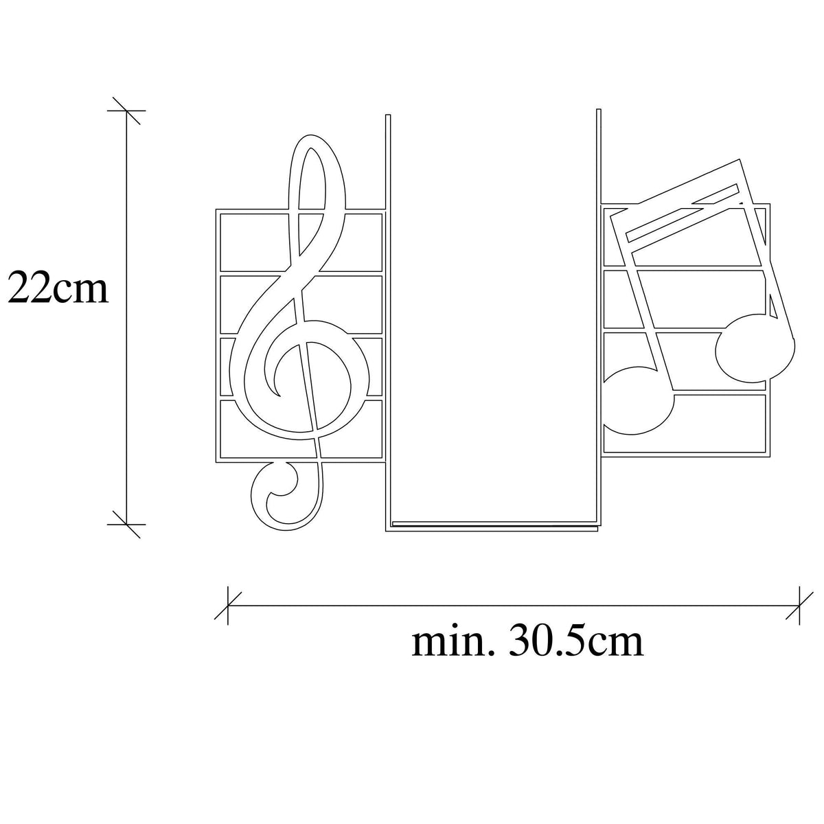 Kt-018-A Dekoratif Metal Kitap Tutucu