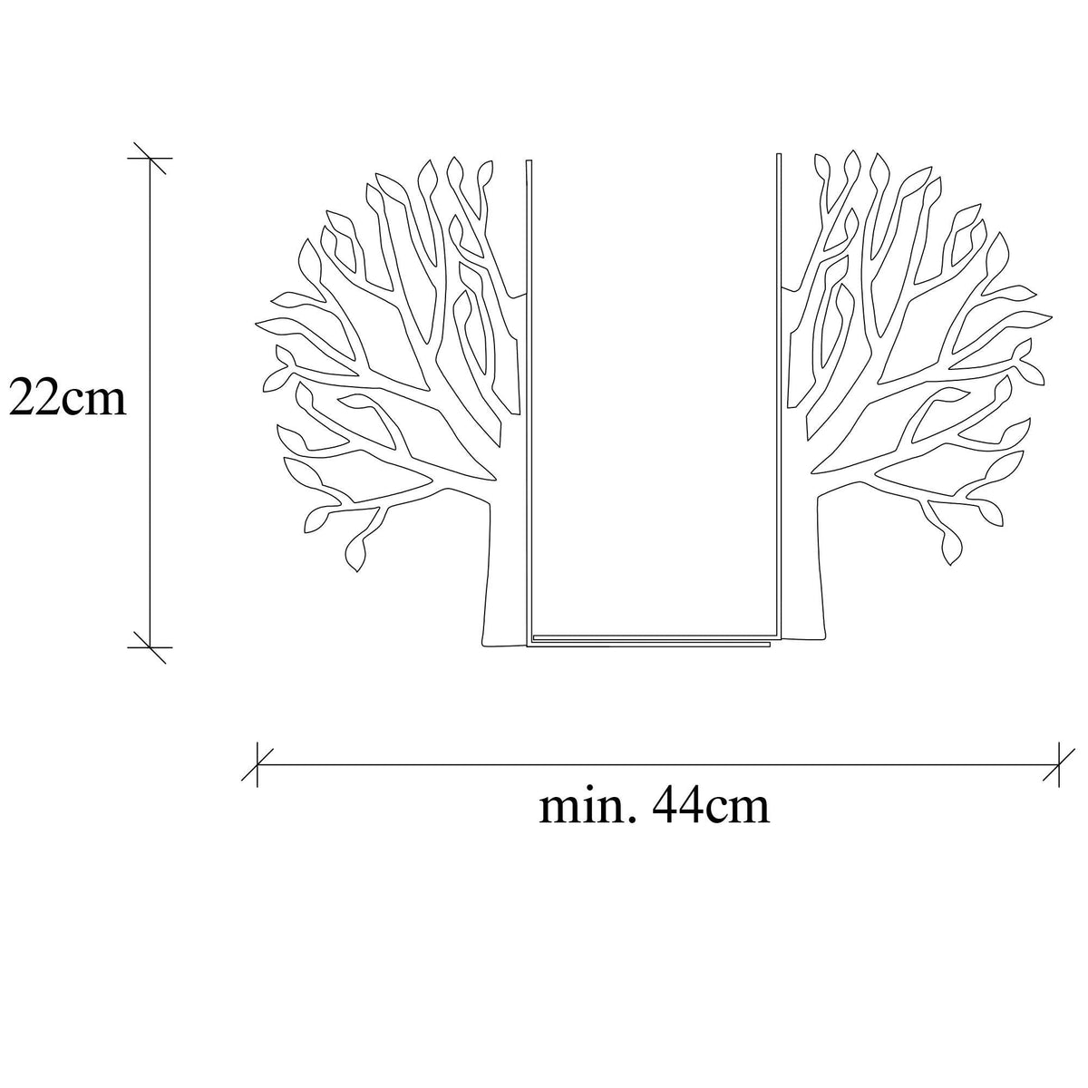 Kt-007-A Dekoratif Metal Kitap Tutucu