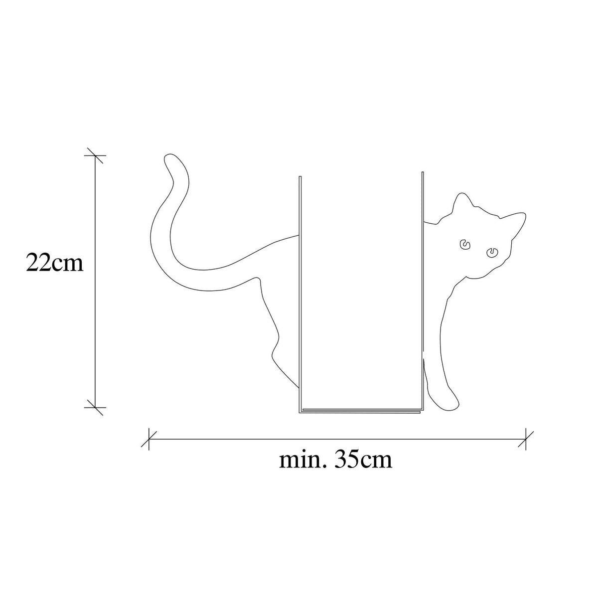 Kt-005 Dekoratif Metal Kitap Tutucu