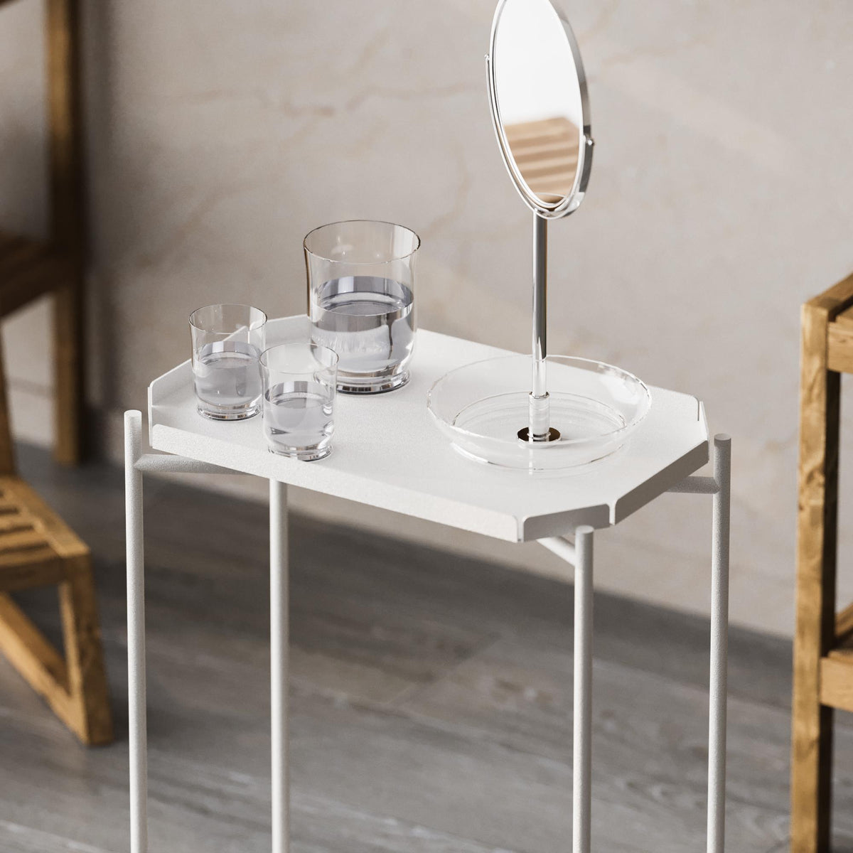 Shb-009-B Dekoratif Metal Sehpa