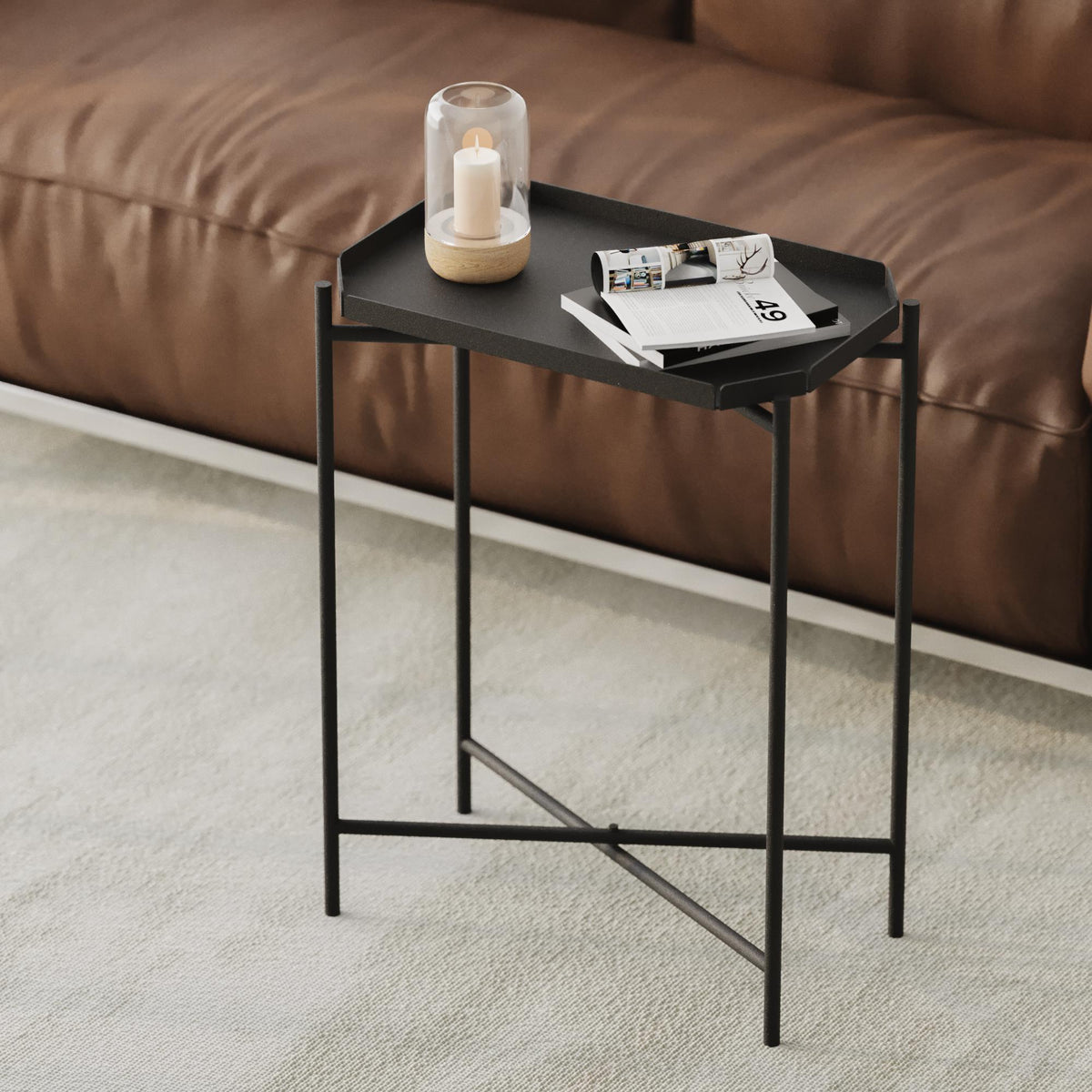 Shb-009 Dekoratif Metal Sehpa