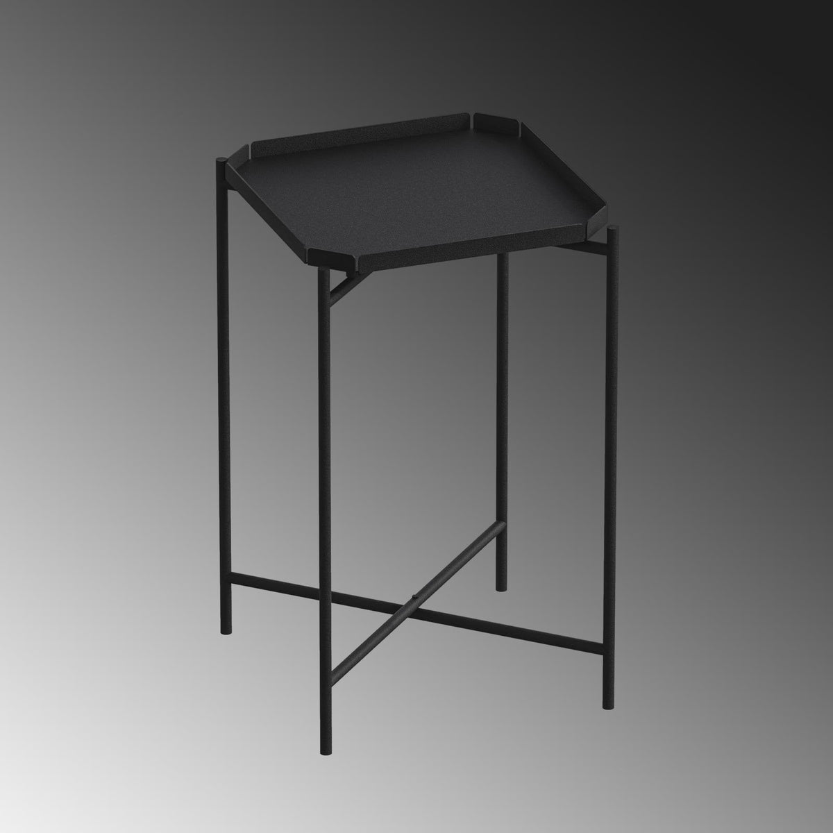 Shb-008 Dekoratif Metal Sehpa