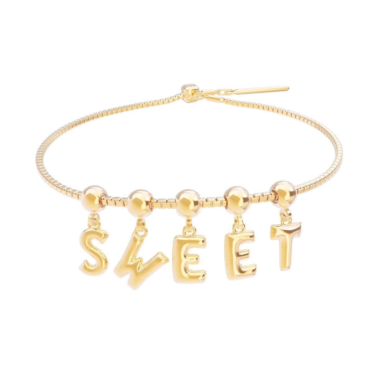 Chocli 18 Ayar Altın Kaplama Charm Harf - T