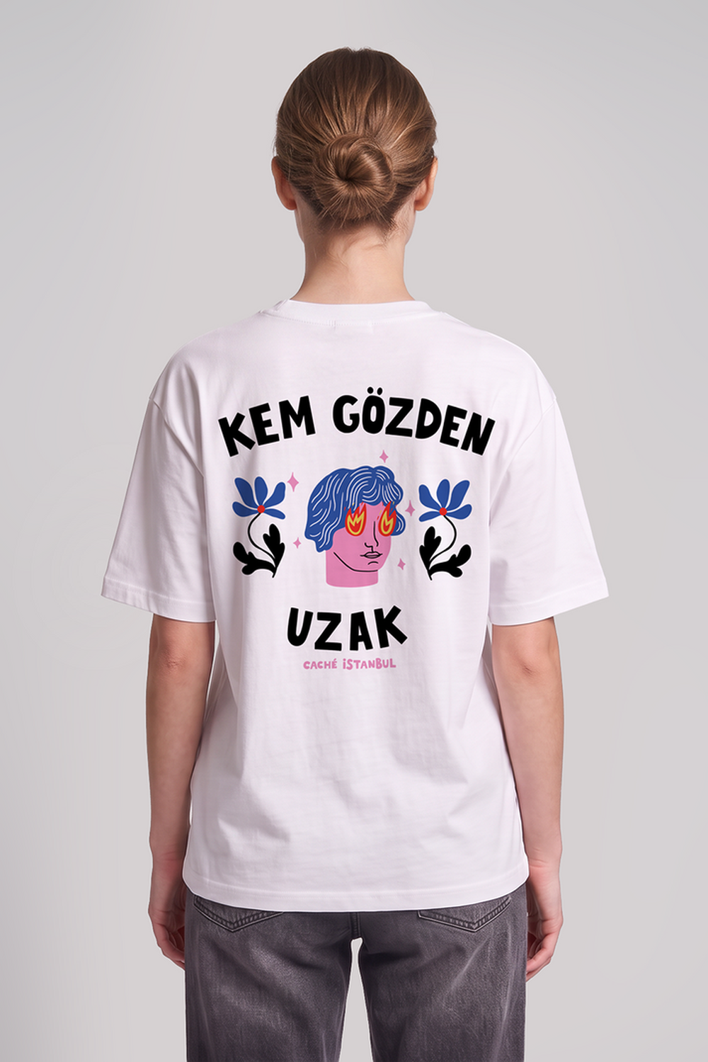 Kem Gözden Uzak Unisex Oversize Tshirt - 5