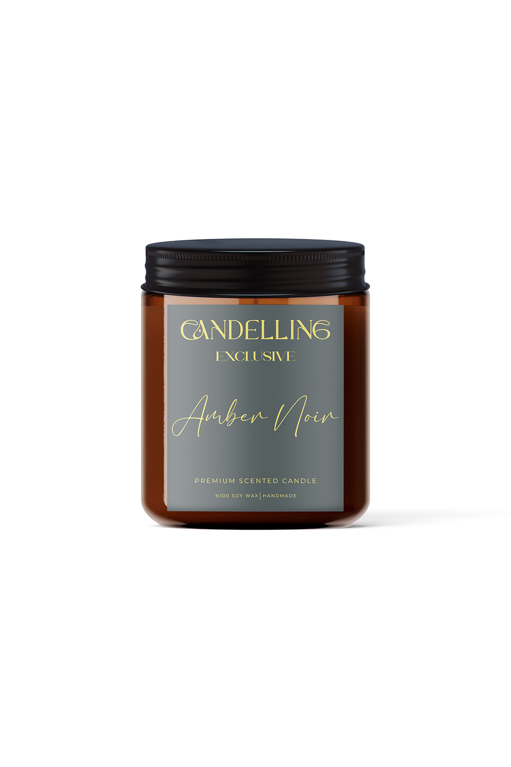 Candelling-Exclusive Serisi Amber Noir Mum 250 Ml-Mum-1-fleurdirect.live