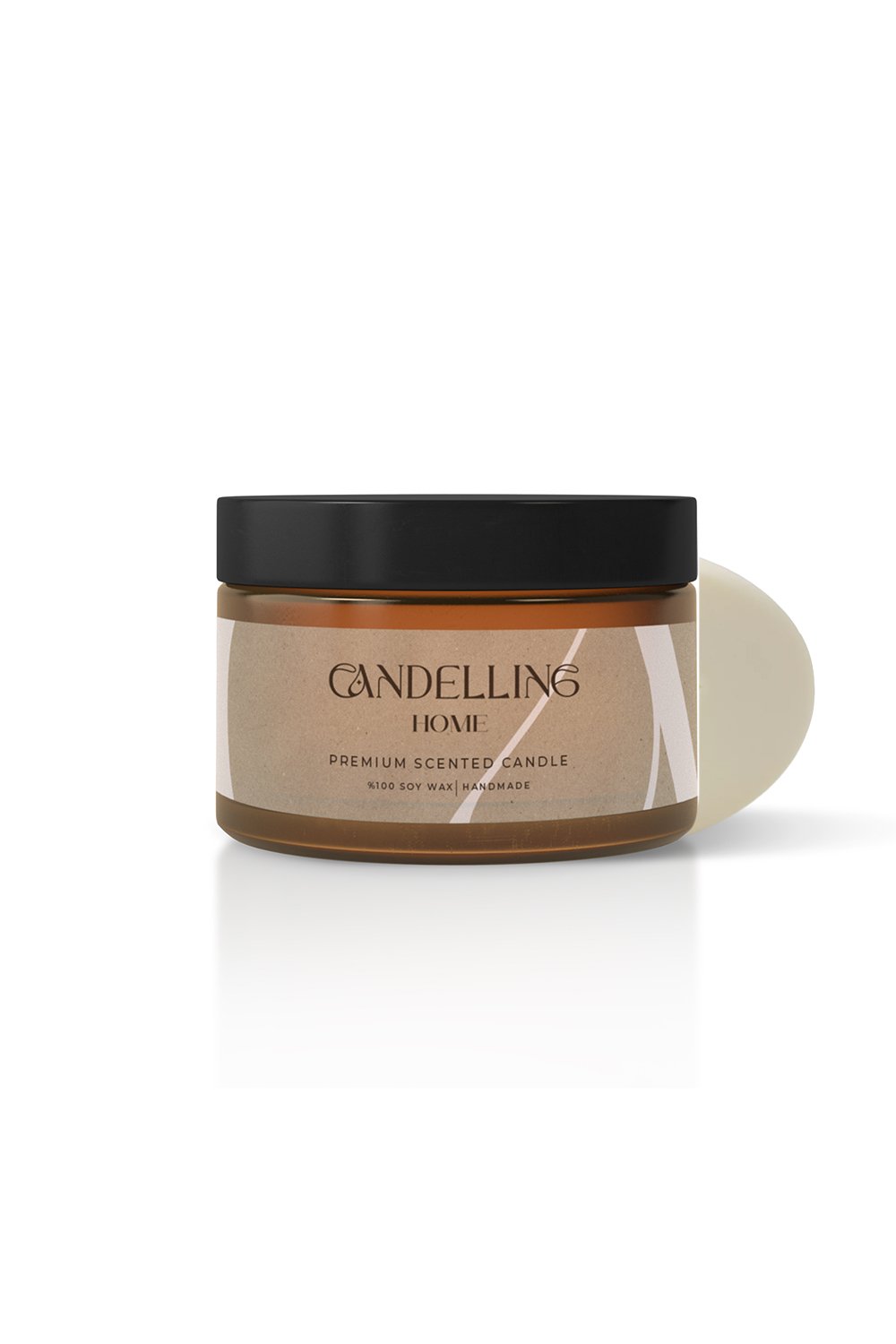 Candelling-Home Serisi 100 Ml Mum Beyaz Sabun-Mum-1-fleurdirect.live