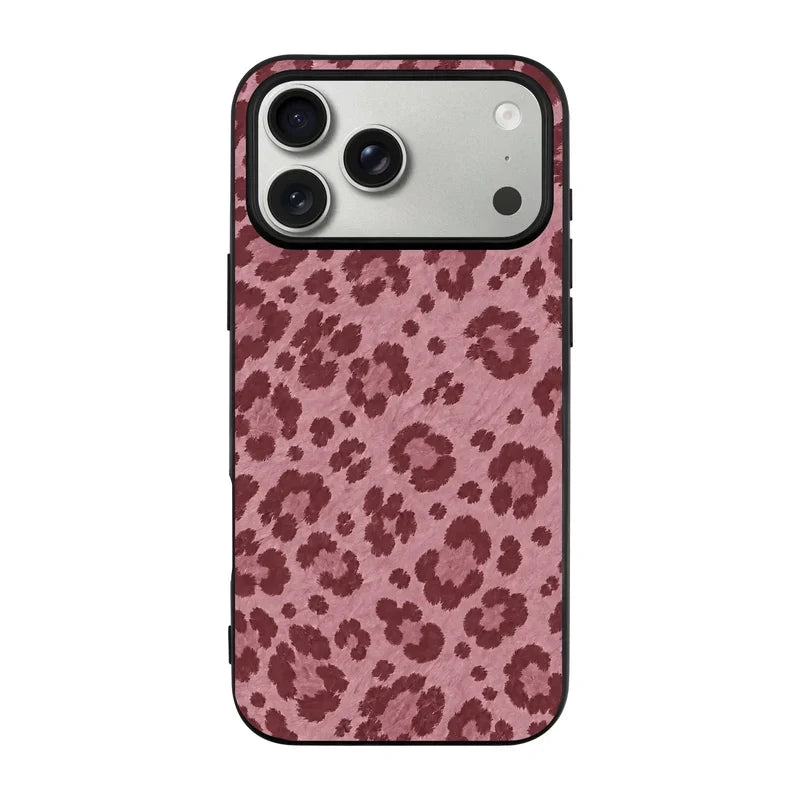 Cherry Leopard-Ultra Silikon Kılıf-Iphone 17 Pro