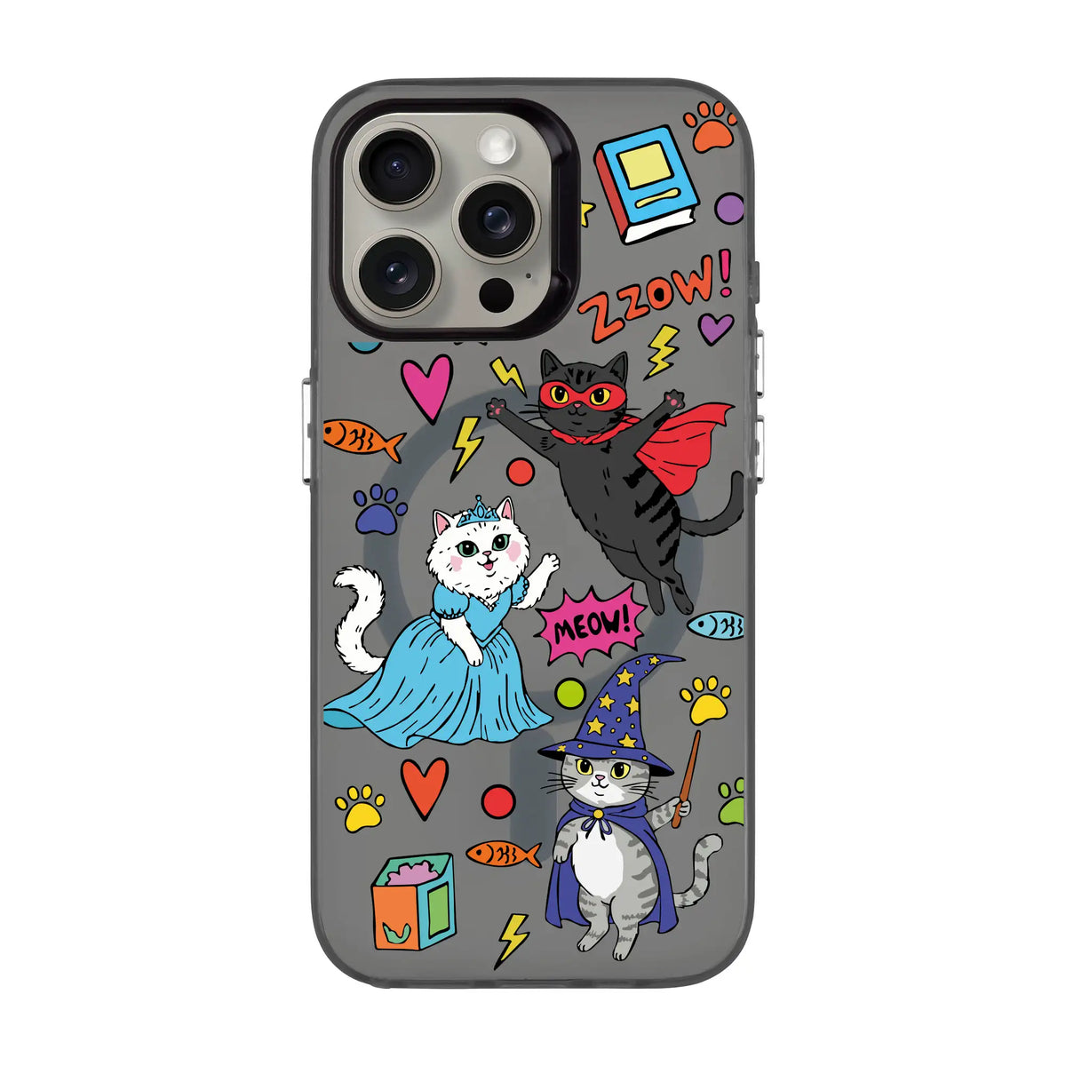 Fantastic Cats-Hold Kılıf Magsafe Özellikli - Iphone 15