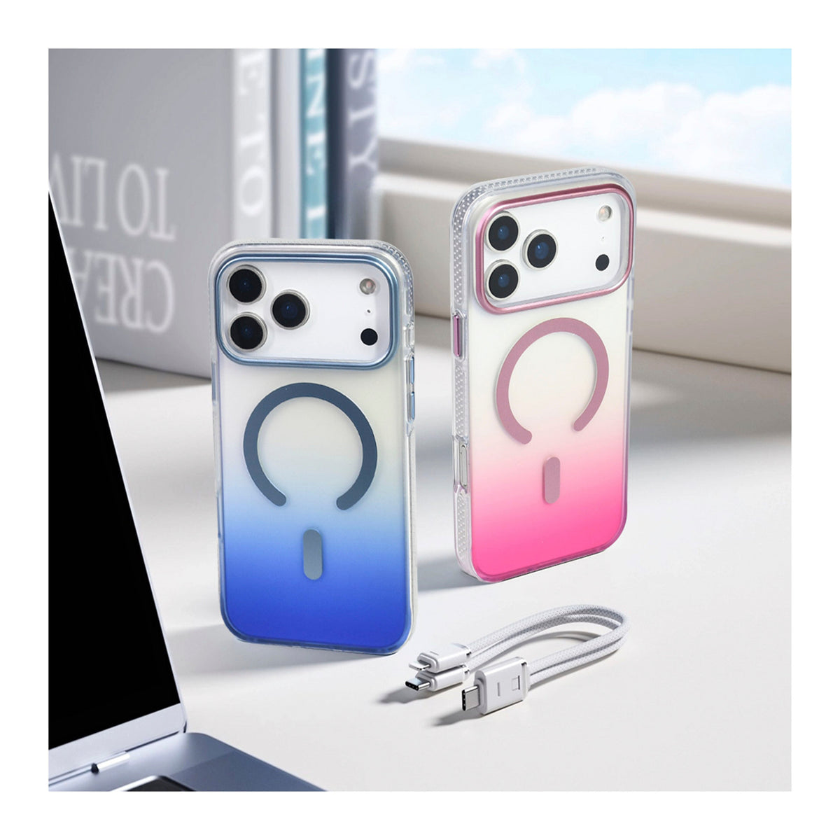 New-Iphone 17 Pro Dazzy Kılıf Magsafe Özellikli - 4