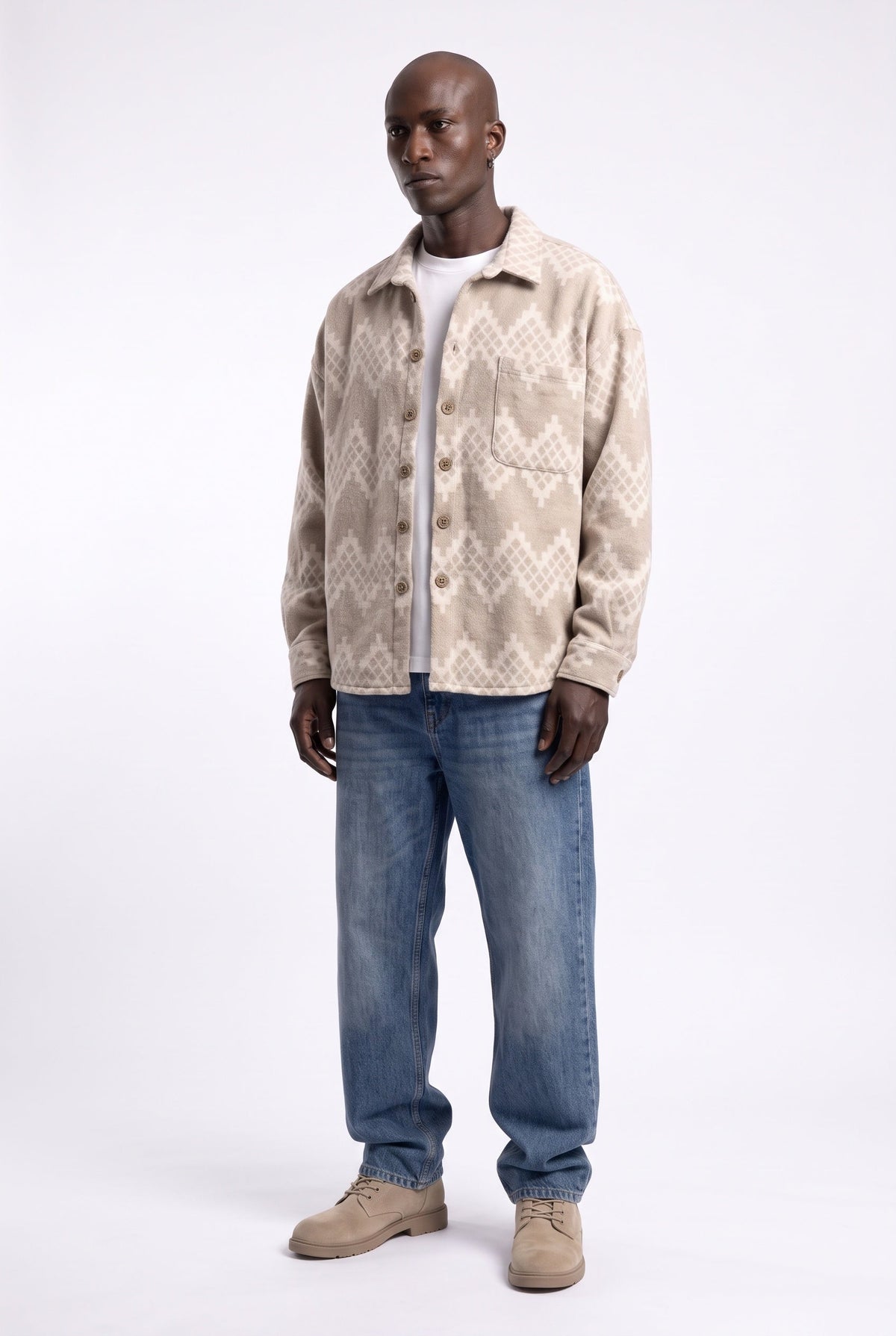 Oversize Flanel Oduncu Gömlek