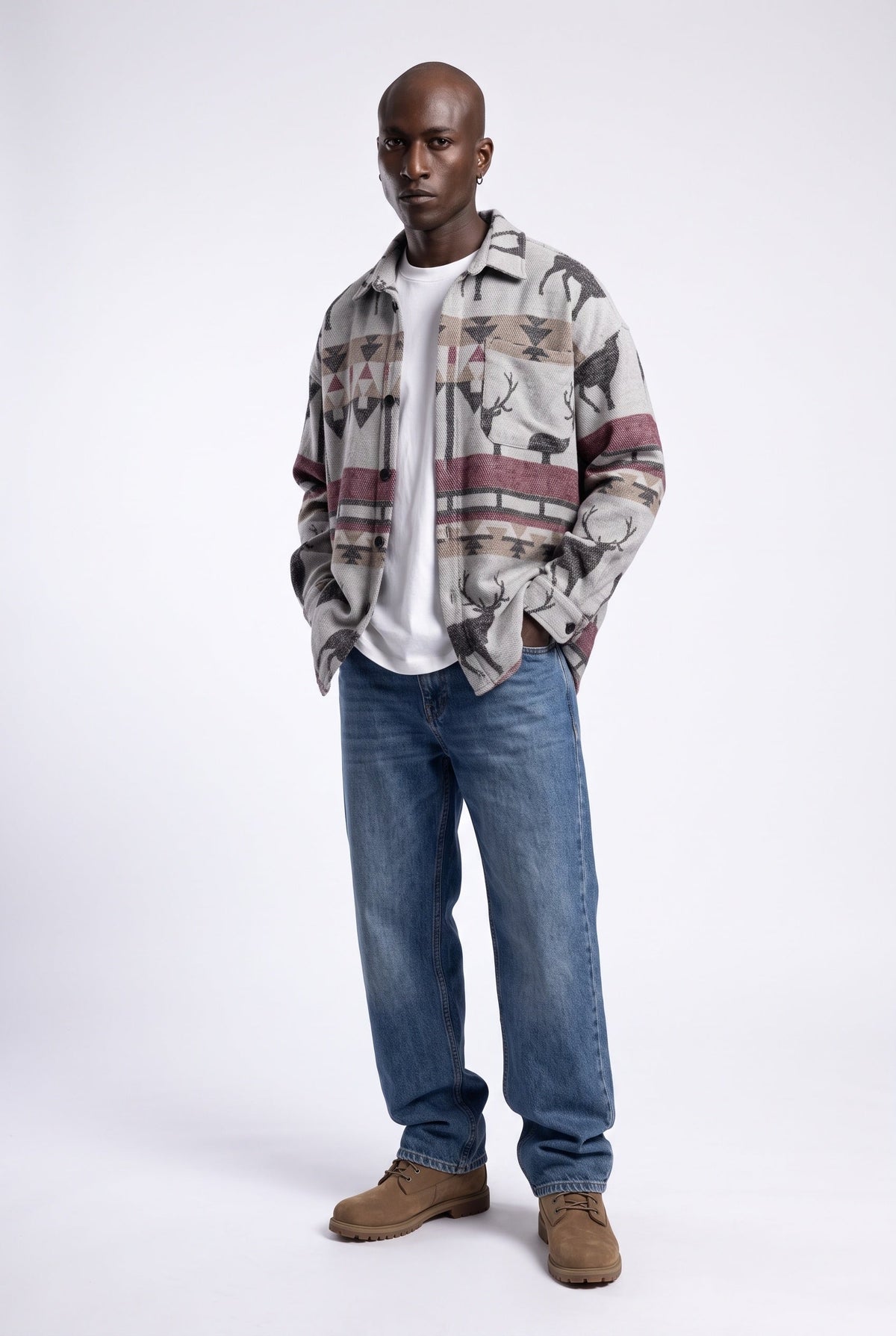 Oversize Flanel Oduncu Gömlek