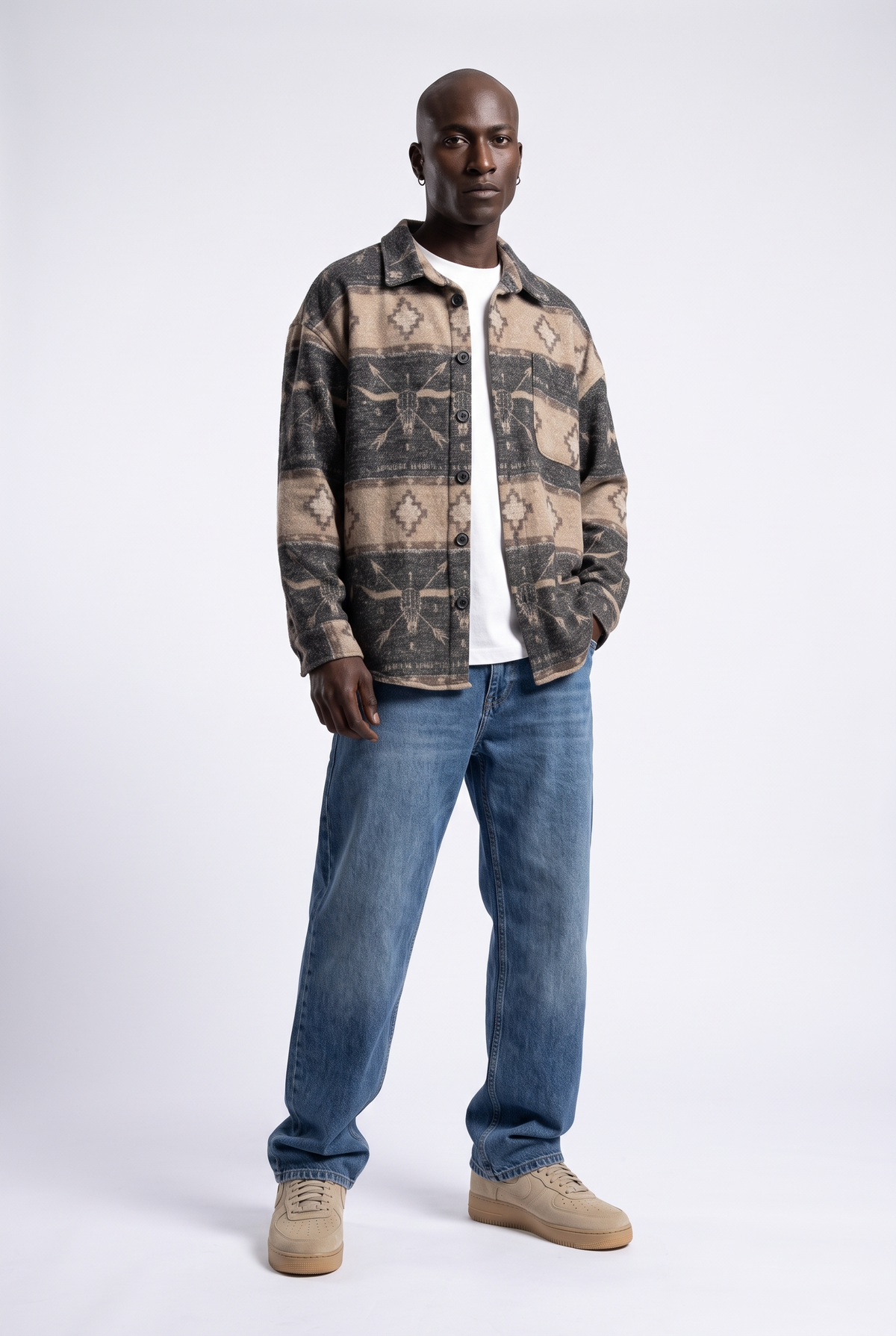 Oversize Flanel Oduncu Gömlek