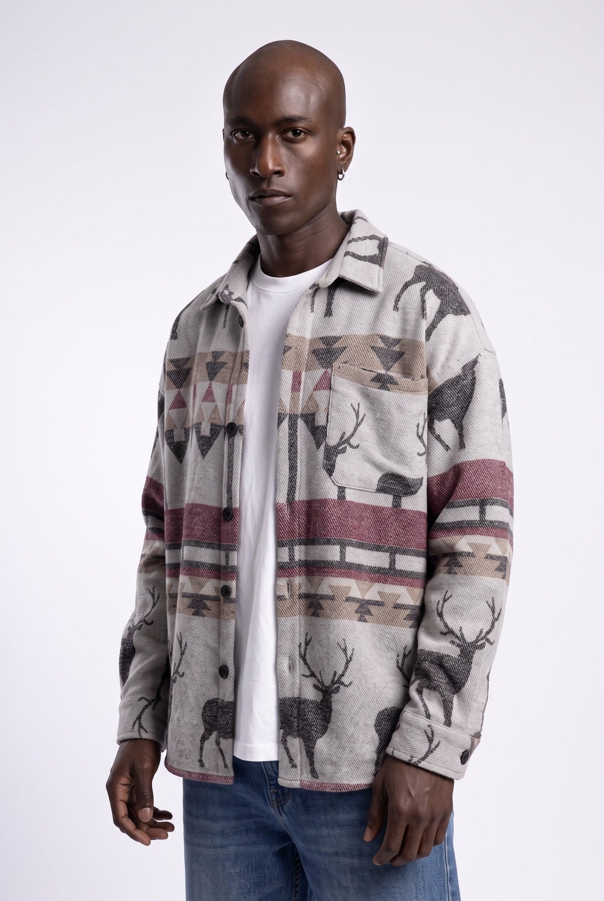 Oversize Flanel Oduncu Gömlek