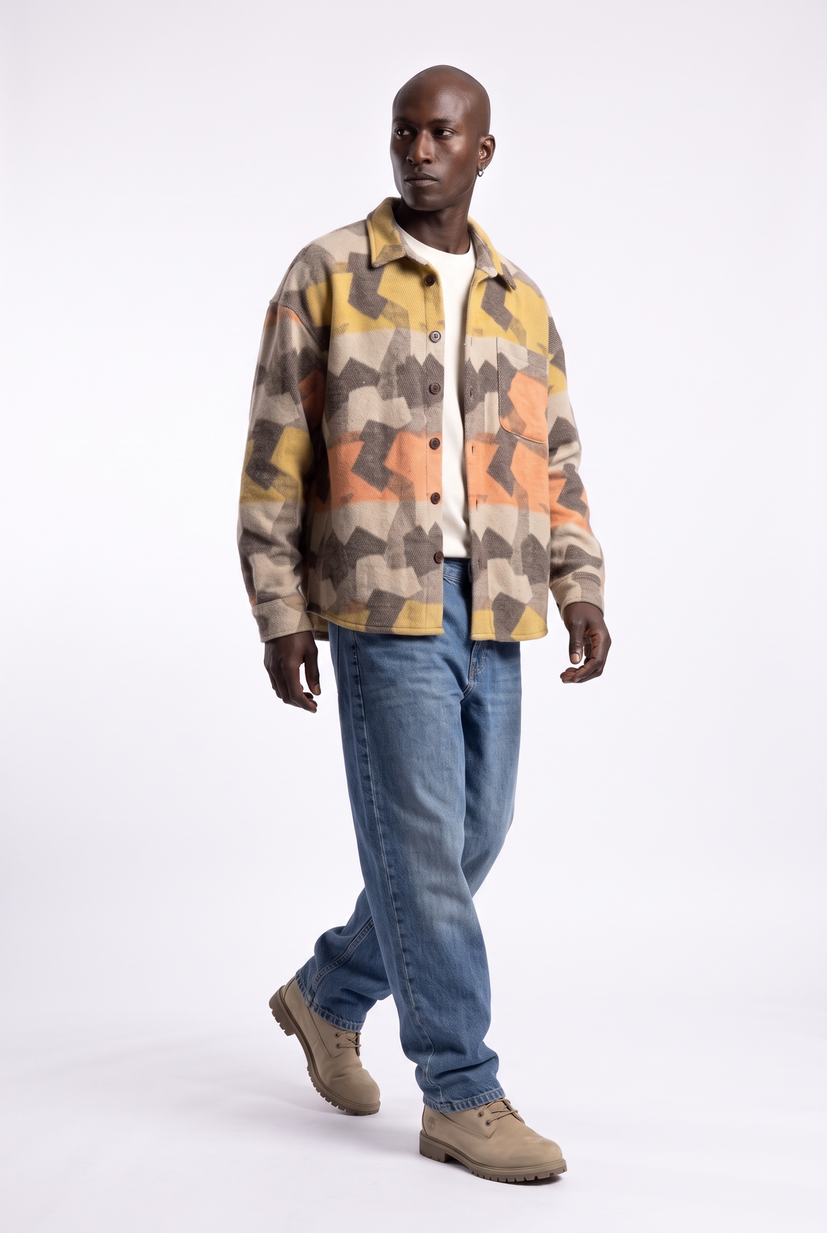 Oversize Flanel Oduncu Gömlek