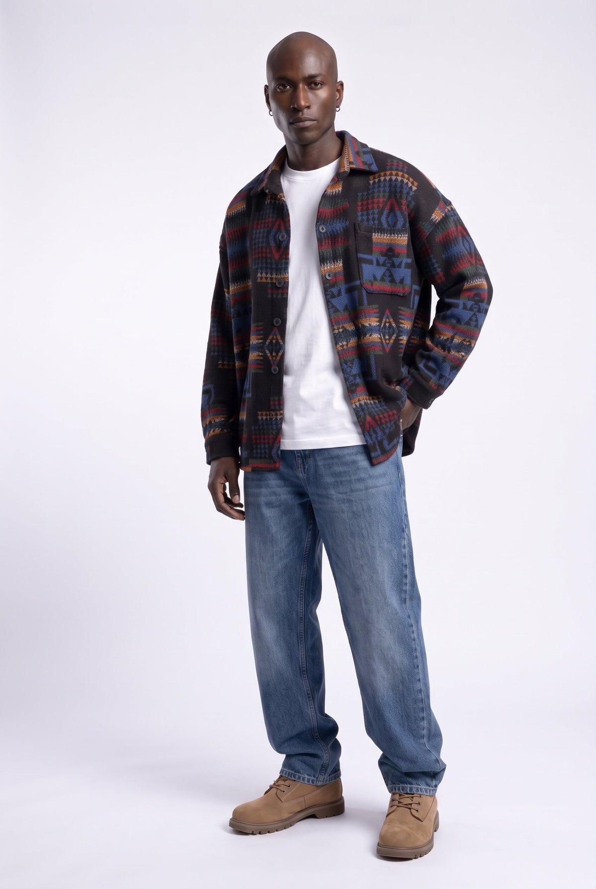 Oversize Flanel Oduncu Gömlek