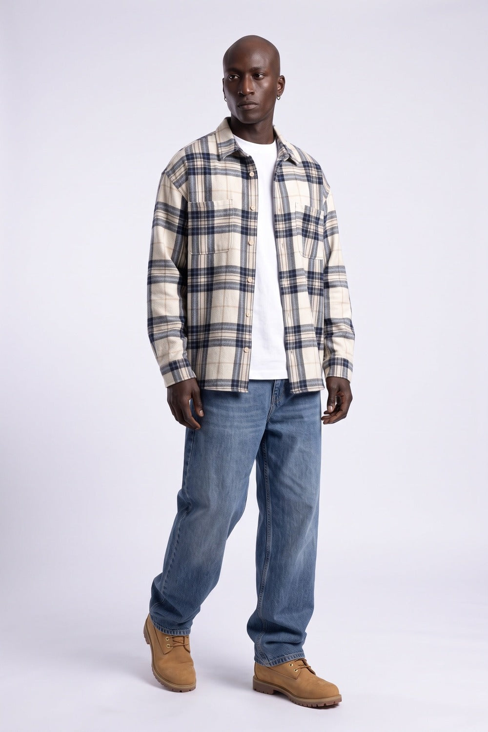 Oversize Flanel Oduncu Gömlek