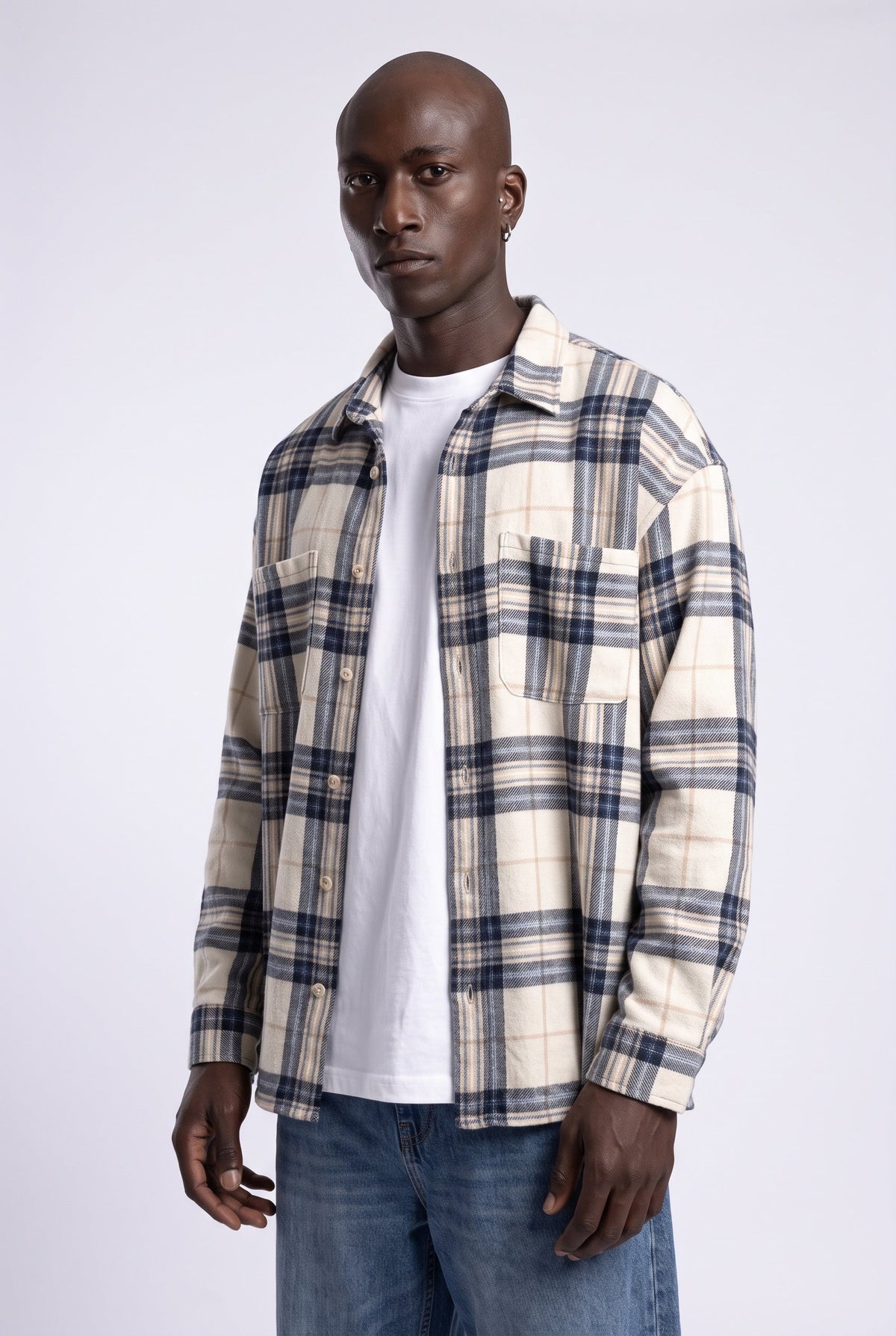 Oversize Flanel Oduncu Gömlek