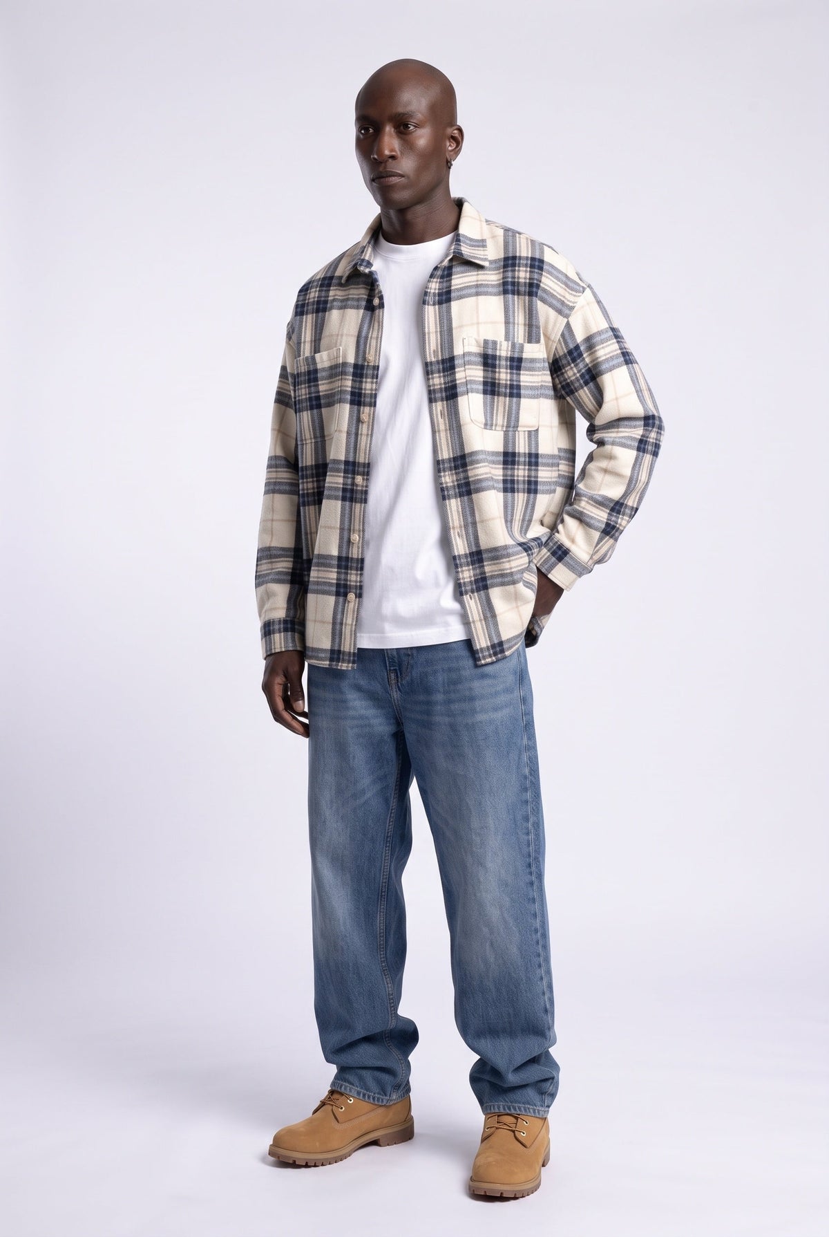 Oversize Flanel Oduncu Gömlek