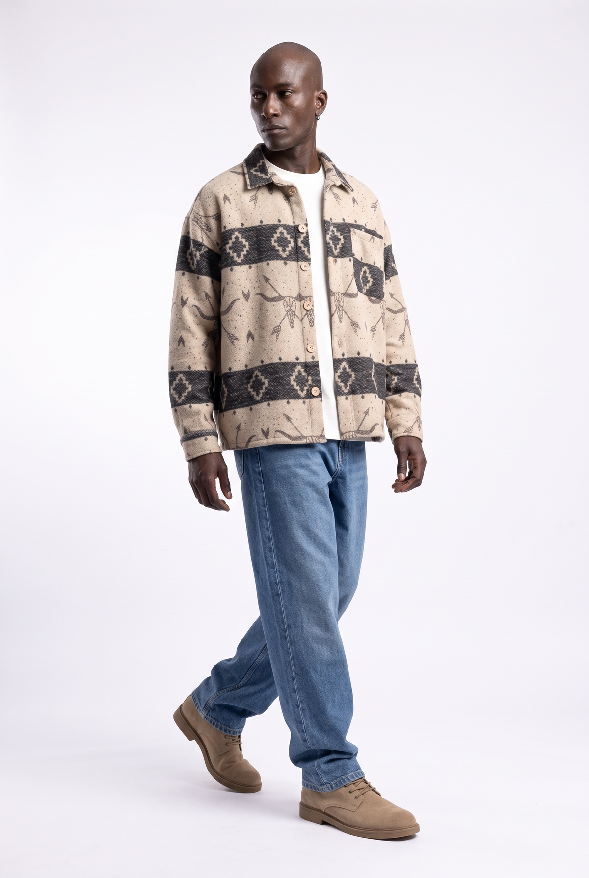 Oversize Flanel Oduncu Gömlek