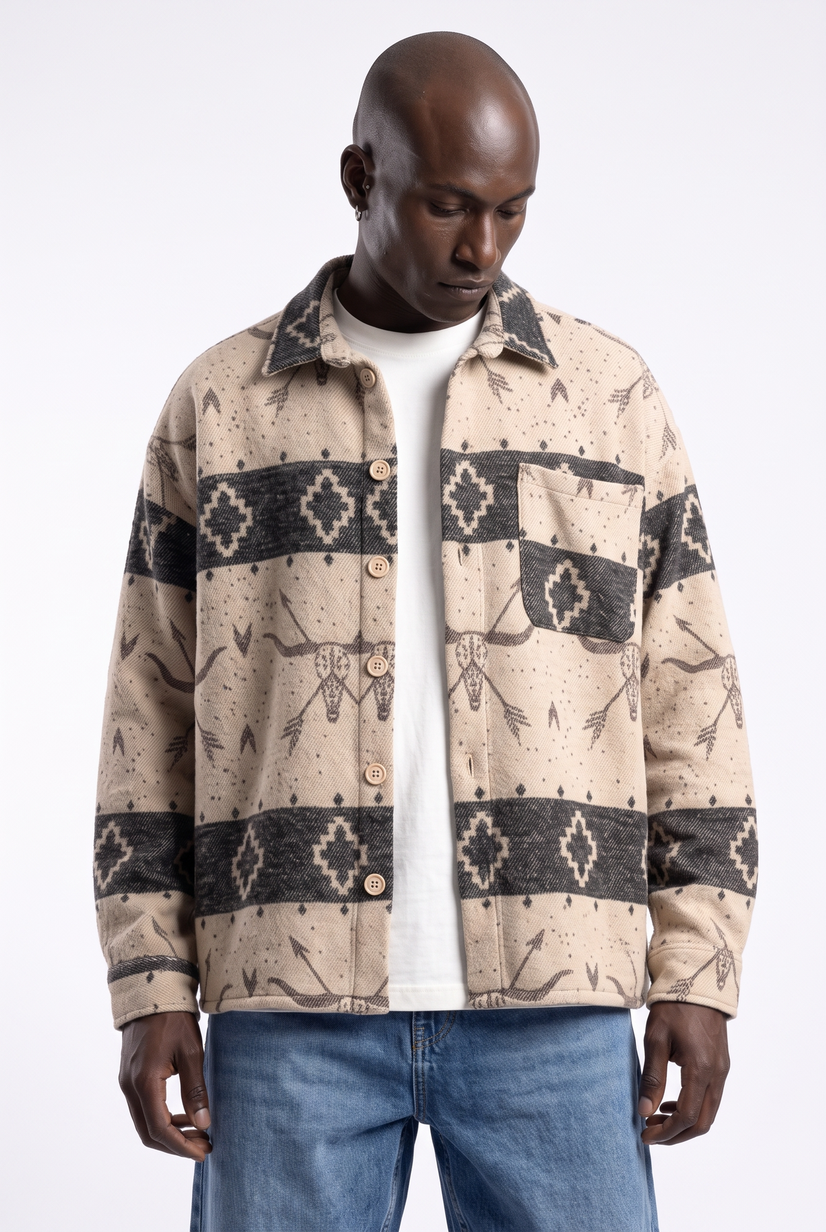 Oversize Flanel Oduncu Gömlek