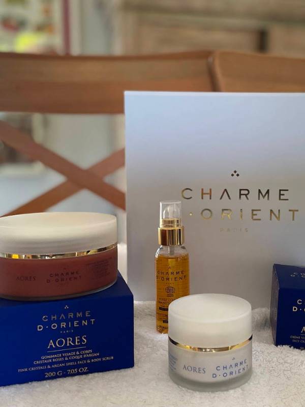 Charme dOrient Aores Pink Crystals & Argan Shell Body Scrub