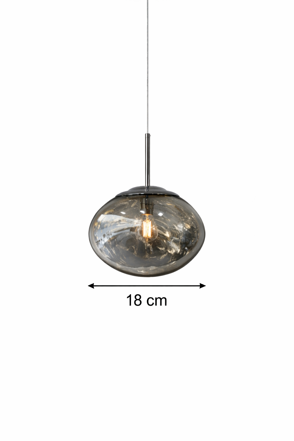 Lumiana-Gent Sarkıt - Krom-Avize-4-fleurdirect.live