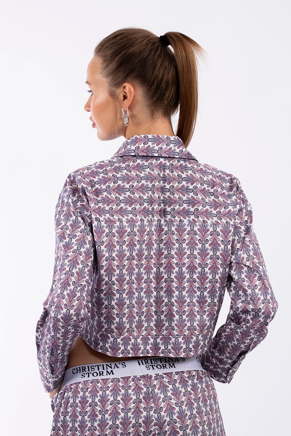 Christina's Storm-Comfy Goddess Crop Shirt-Gömlek-2-fleurdirect.live