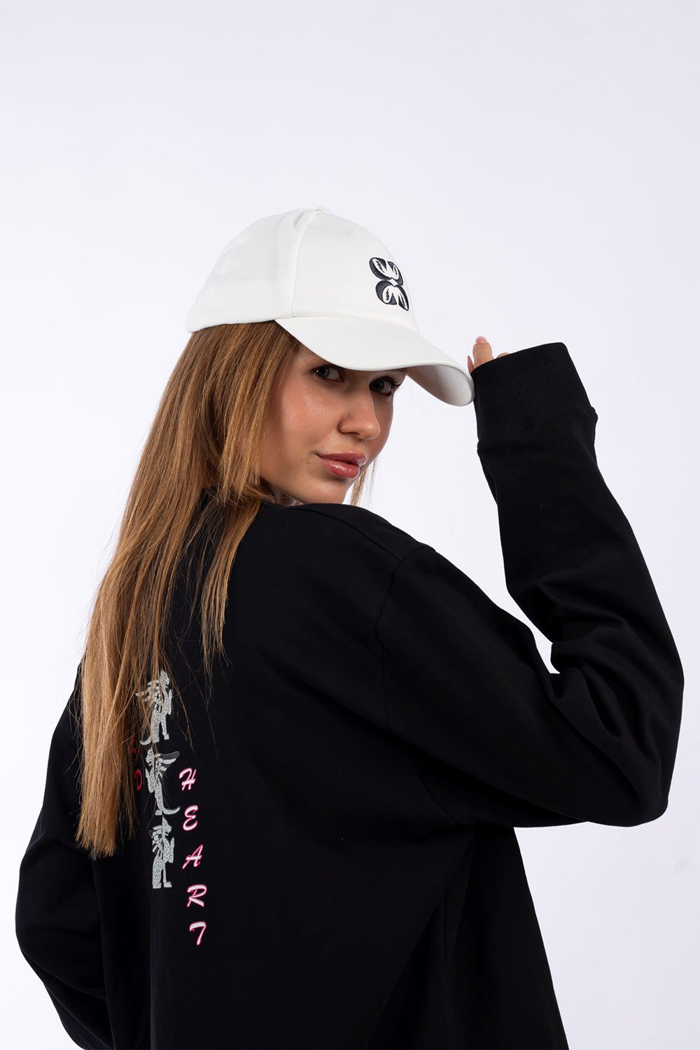 Christina's Storm-Cream Emblem Cap-Şapka-1-fleurdirect.live