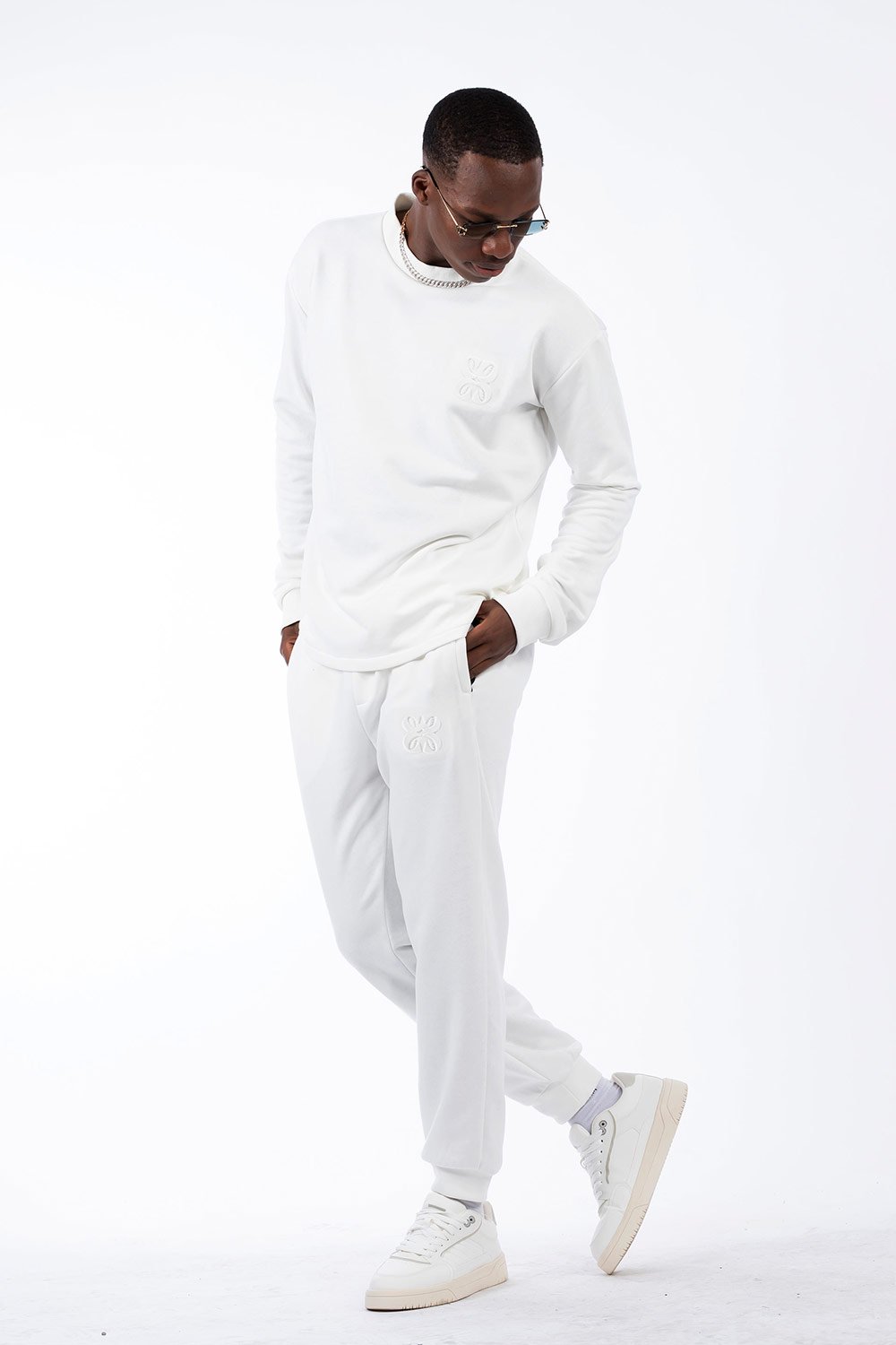 Christina's Storm-Just Wanna Rock Cream Sweatpants-Eşofman-2-fleurdirect.live