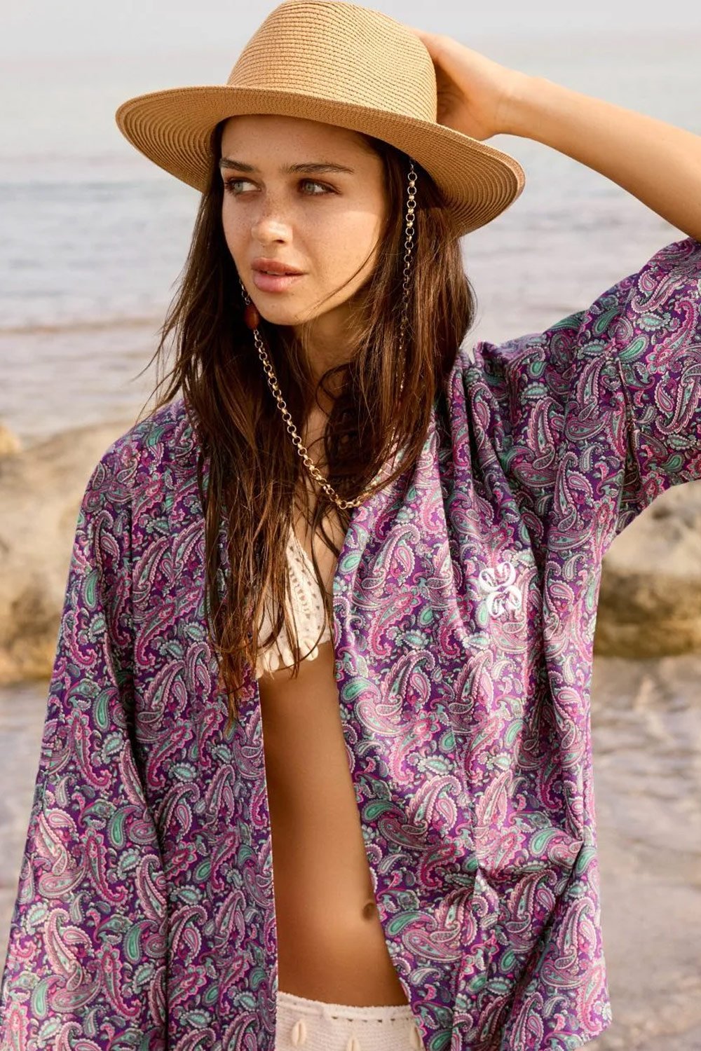 Christina's Storm-Purple Paisley Limited Edition Kimono-Kimono-1-fleurdirect.live