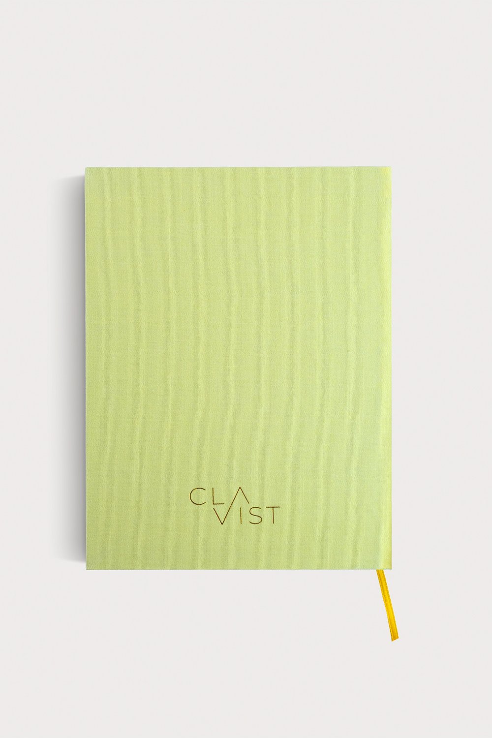 Clavist-Journal - A5 Limon Sarısı Keten Cilt Bezli Çizgisiz Düz Defter-Ajanda-2-fleurdirect.live