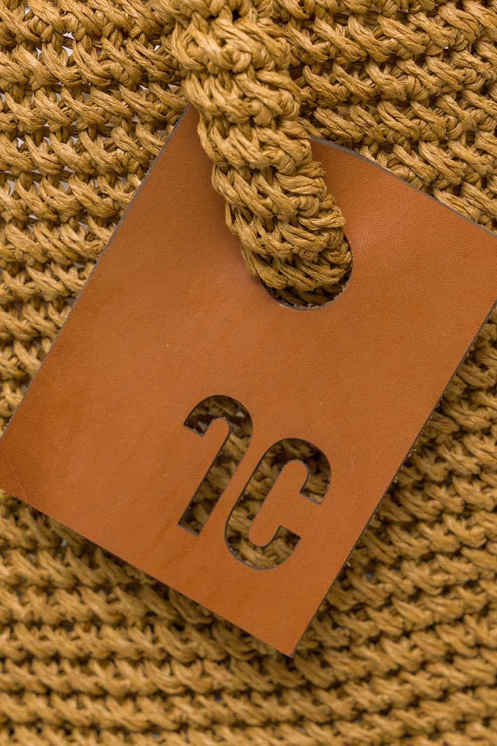 Clentti-Malt Bag Tan / Taba Hasır Çanta Yazlık-Omuz Çantası-3-fleurdirect.live