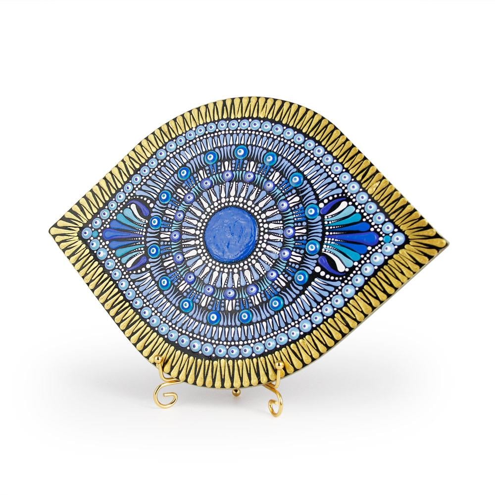 Coho Objet-Coho Art El Yapımı Dekoratif Nazar Göz Sembolü-Duvar Dekorları-1-fleurdirect.live