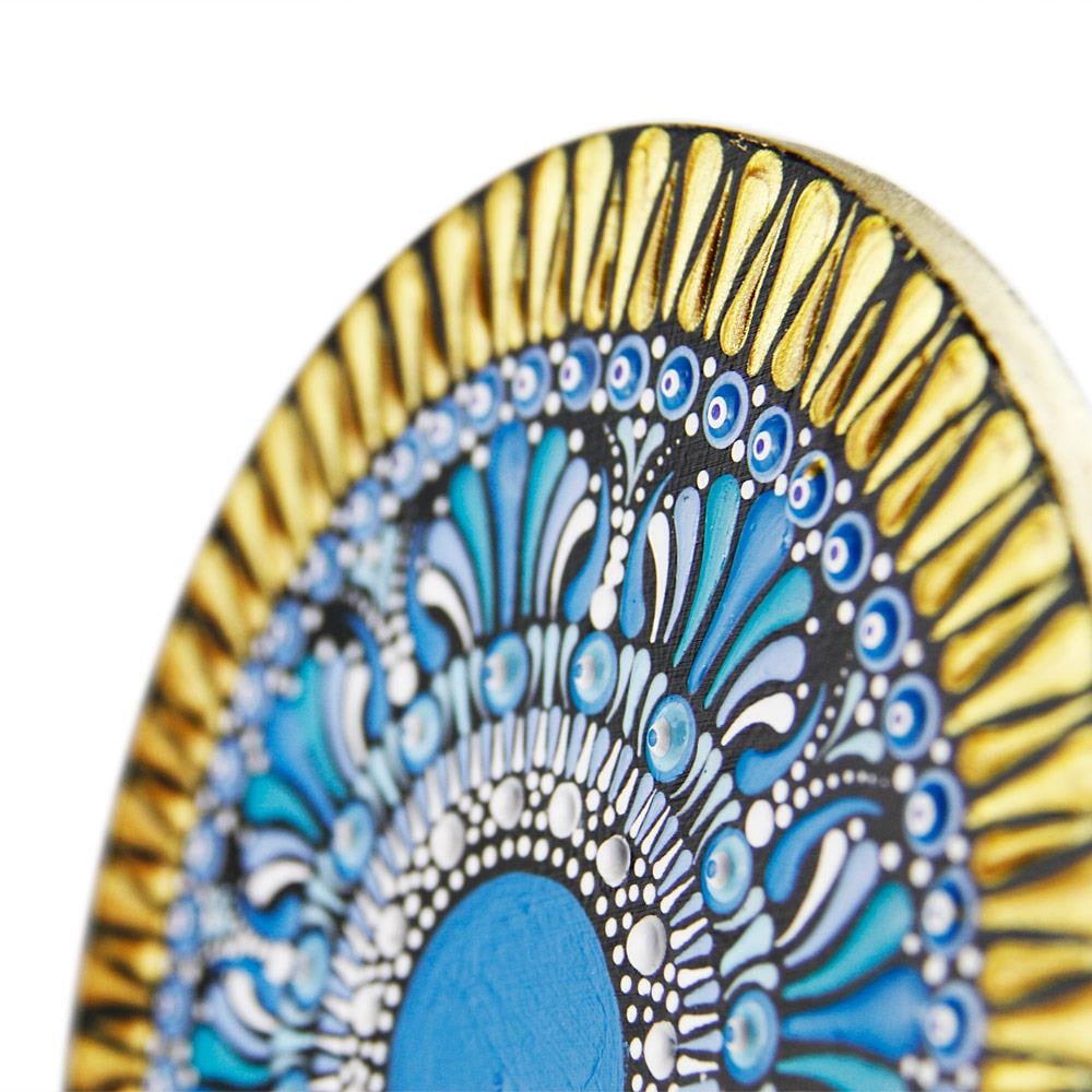 Coho Objet-Coho Art El Yapımı Dekoratif Nazar Mandala Sembolü-Duvar Dekorları-2-fleurdirect.live