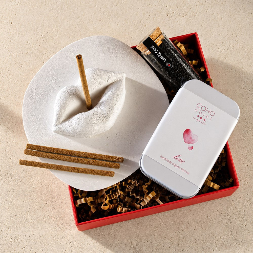 Box Mujk Dudaklı Tütsülük & Love Tütsüsü Hediye Seti