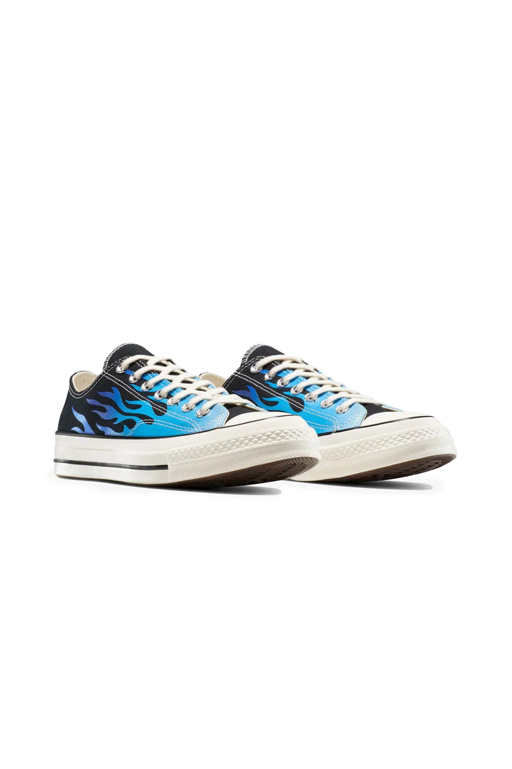 Converse-Chuck 70 Blue Fire Alev Desenli Erkek Sneakers-Sneakers-2-fleurdirect.live