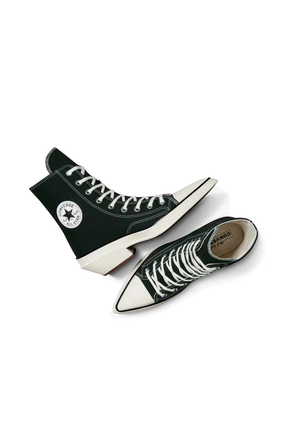 Converse-Chuck 70 Deluxe Pointed Topuklu Kanvas Siyah Kadın Topuklu Ayakkabı-Topuklu Ayakkabı-4-fleurdirect.live