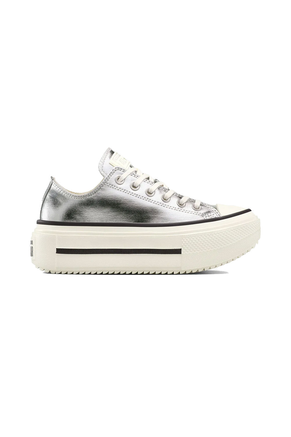 Converse-Chuck Taylor All Star Lift Double Stack Platform Gümüş Kadın Sneakers-Sneakers-1-fleurdirect.live