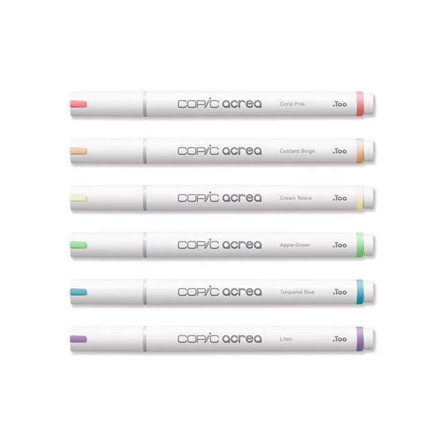 Copic-Acrea Paint Marker Set Of 6 Deep Colours-Çizim Kalemi-16-fleurdirect.live