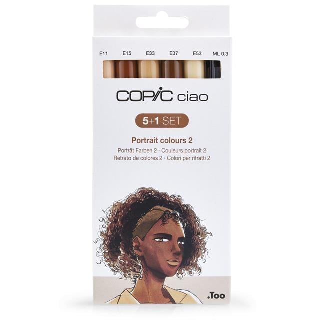 Copic-Ciao 5+1 Set Portrait Colors 2-Çizim Kalemi-1-fleurdirect.live