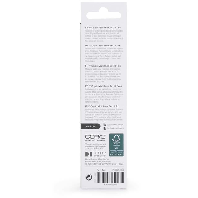 Copic-Copic Multiliner Classic Color 3'lü Set-Kalem Seti-2-fleurdirect.live
