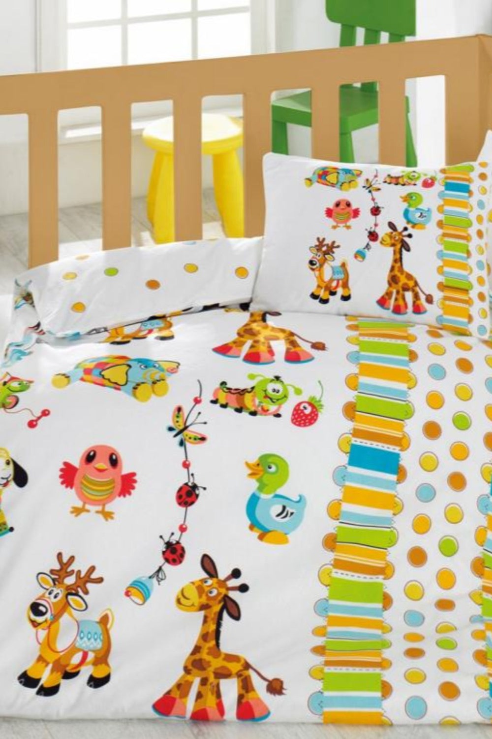 Cotton Box-Cotton Box Bebek Nevresim Takımı Oyun Bahçesi-Bebek Nevresim Takımı-1-fleurdirect.live