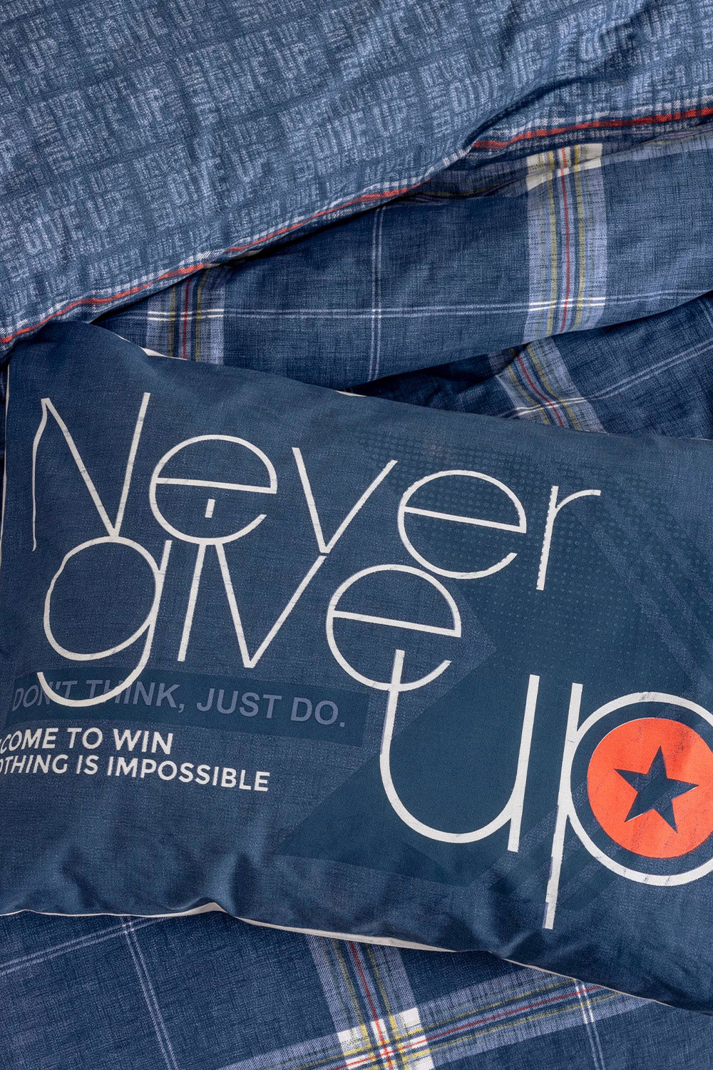 Cotton Box-Genç Odası Tek Kişilik Lastikli Çarşaflı Nevresim Takımı Given Gri-Nevresim Takımı-2-fleurdirect.live