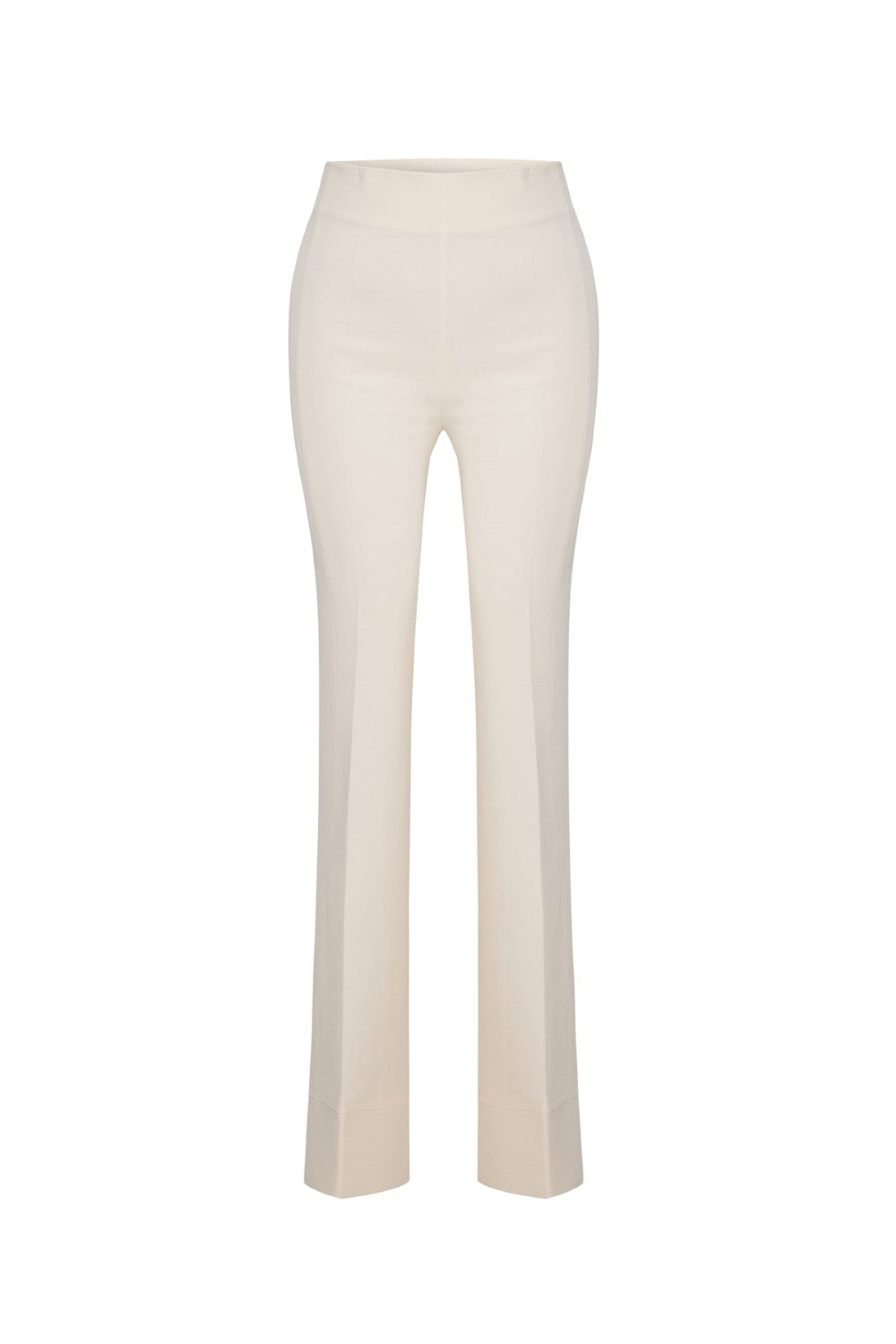 Crescent Line-Elegance Pantolon Krem-Pantolon-2-fleurdirect.live