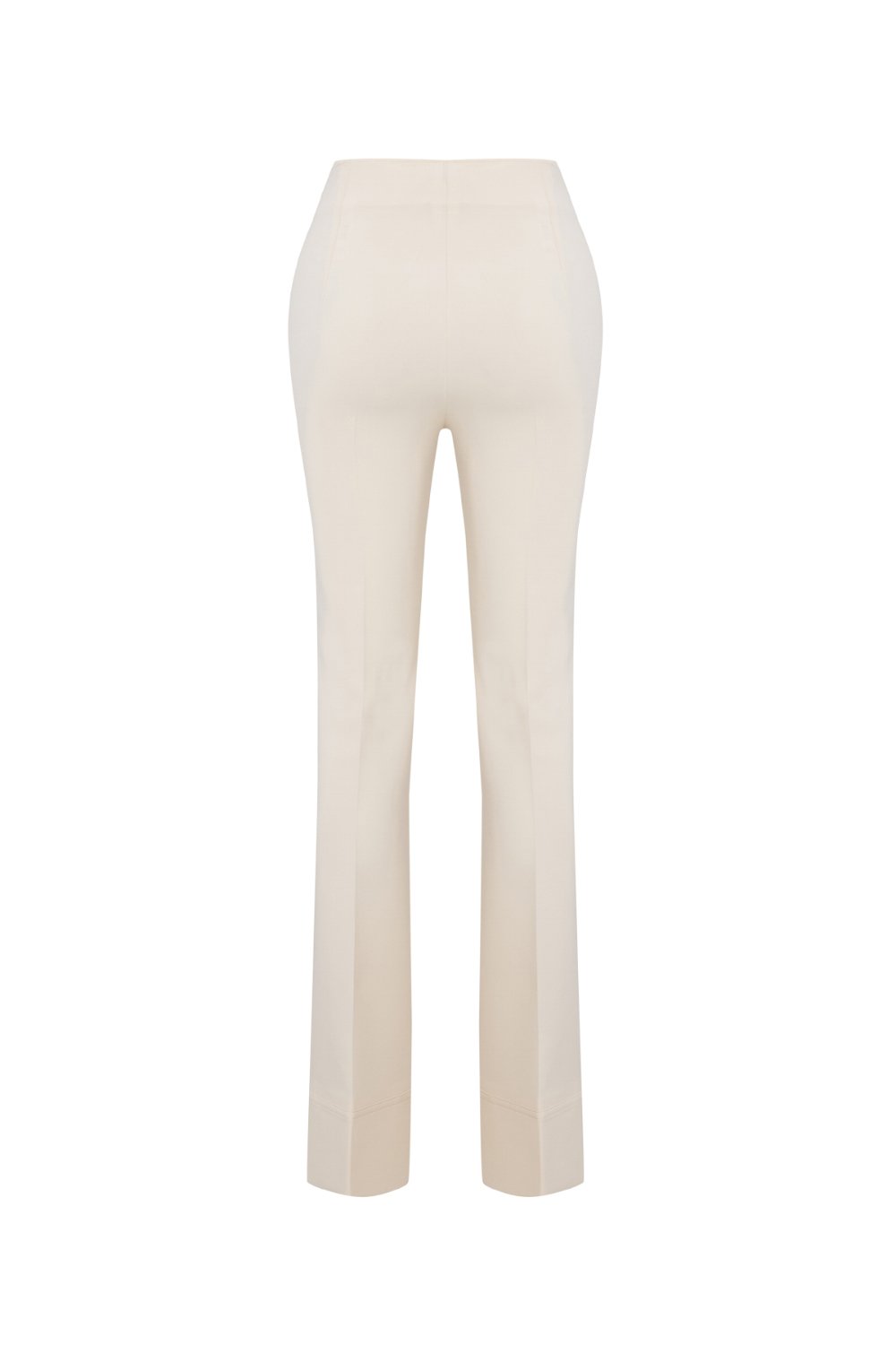 Crescent Line-Elegance Pantolon Krem-Pantolon-4-fleurdirect.live