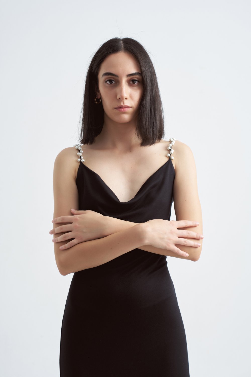 Crescent Line-Queen Elbise Siyah-Elbise-2-fleurdirect.live
