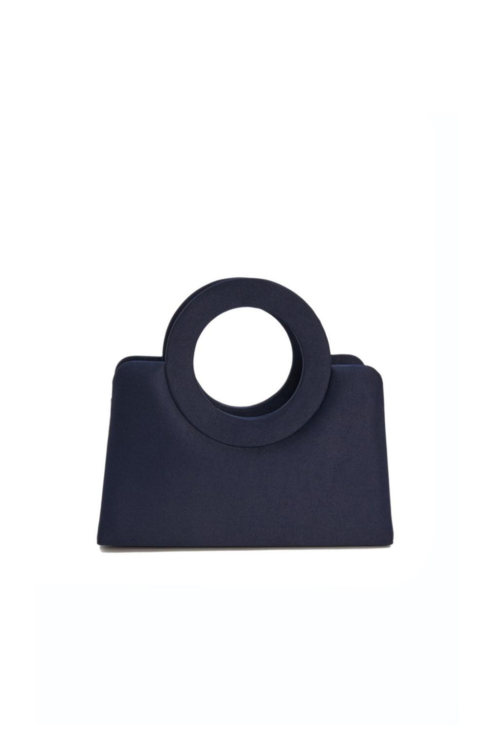 D'Lueur Atelier-Sirius Navy-Omuz Çantası-3-fleurdirect.live