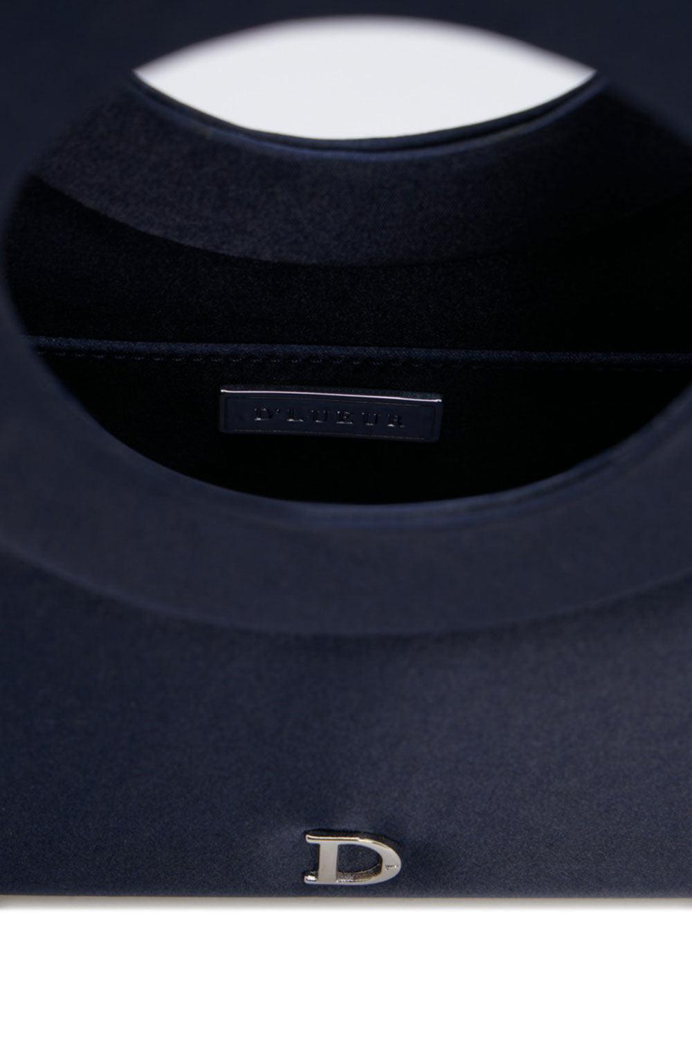 D'Lueur Atelier-Sirius Navy-Omuz Çantası-4-fleurdirect.live