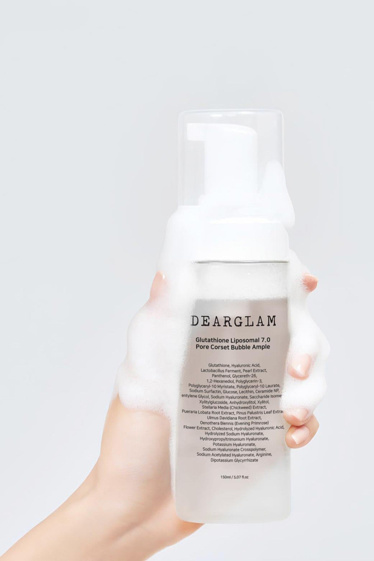Dearglam Glutathione Liposomal 7.0 Pore Corset Bubble Ample - Gözenek Sıkılaştırıcı Köpük Serum 150 Ml