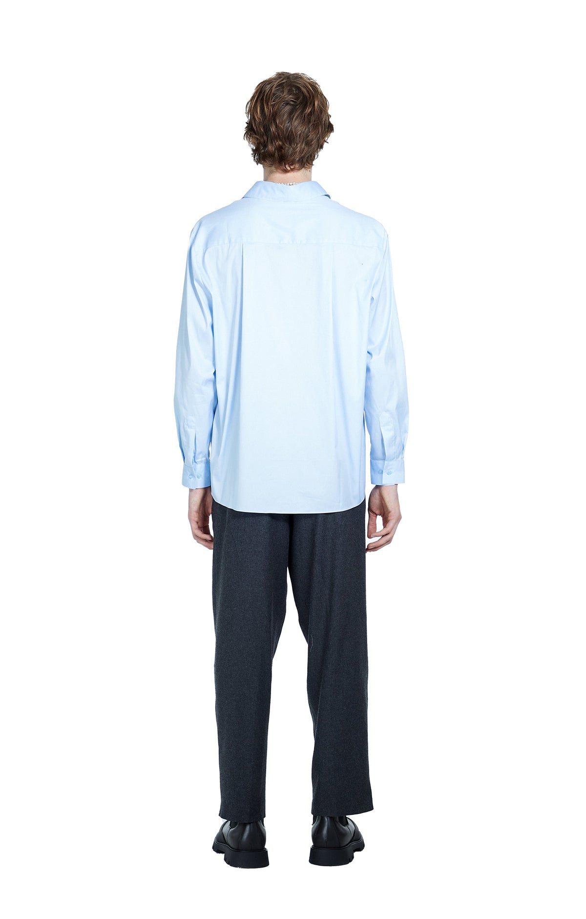 Death Is Easy-Button Down Oversize Men’s Shirt-Gömlek-2-fleurdirect.live
